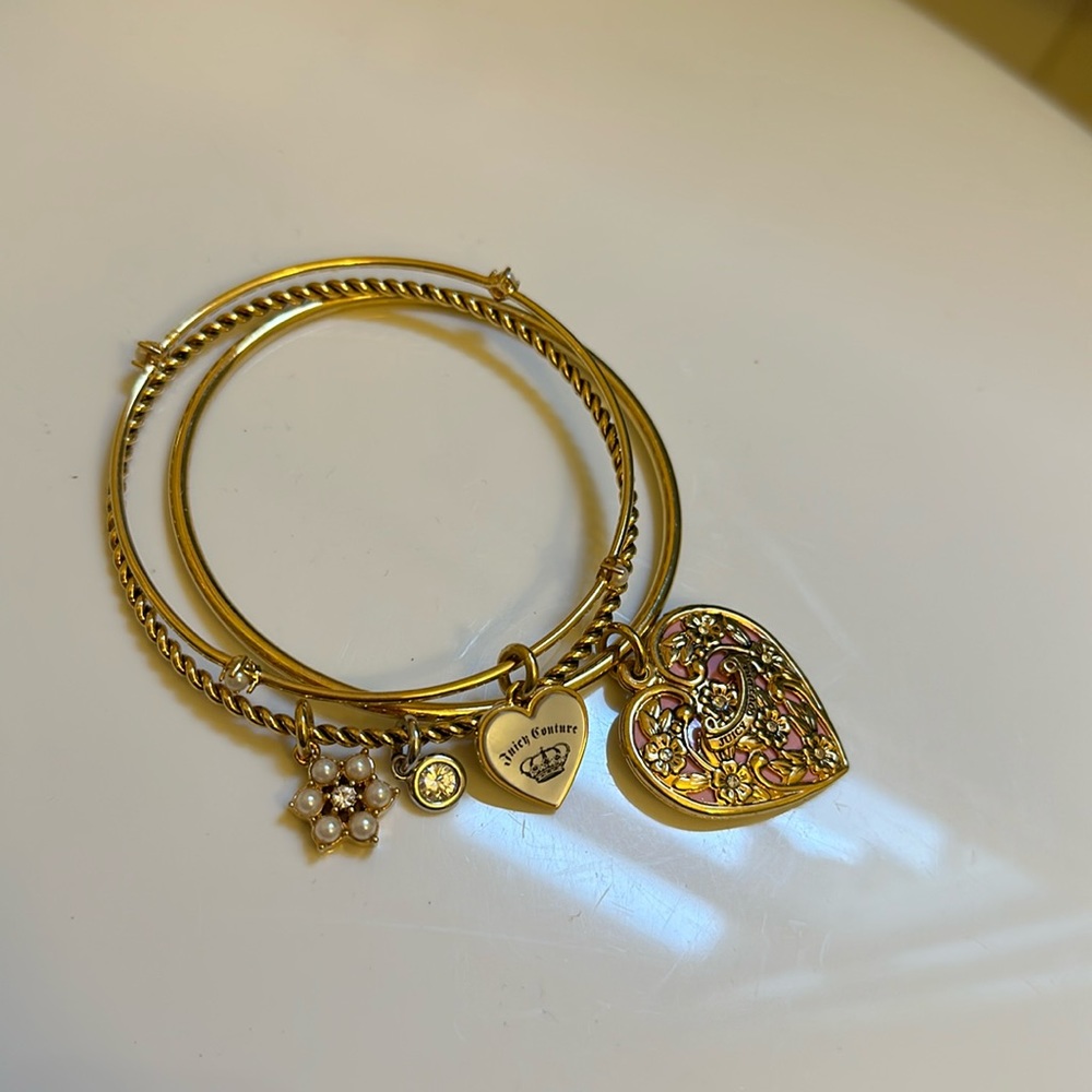 Vintage Juicy Couture bangle bracelets set of 3